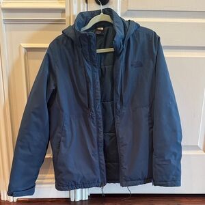 The North Face Blue Insulated Jacket